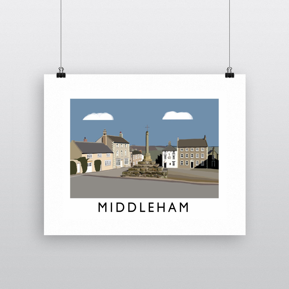 Middleham, Yorkshire - Art Print