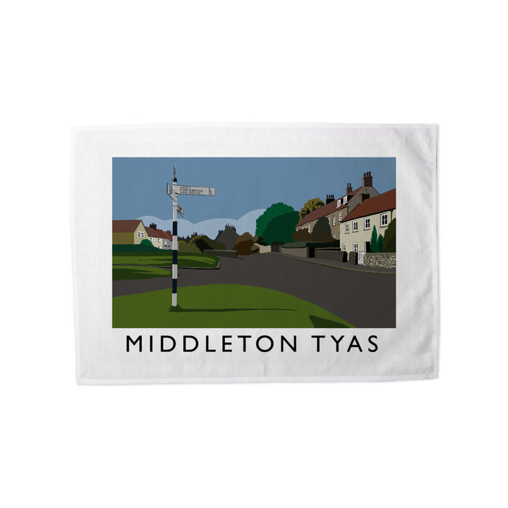 Middleton Tyas, Yorkshire Tea Towel
