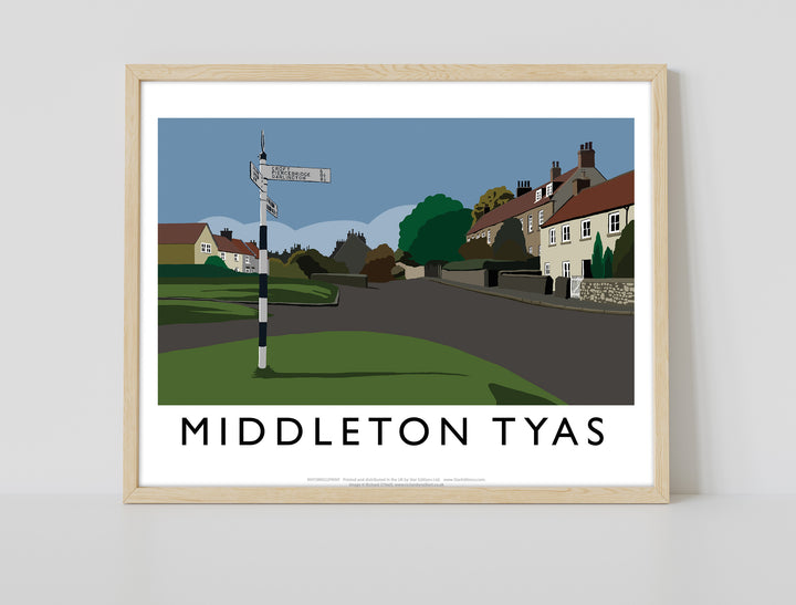 Middleton Tyas, Yorkshire - Art Print