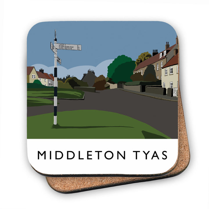 Middleton Tyas, Yorkshire MDF Coaster