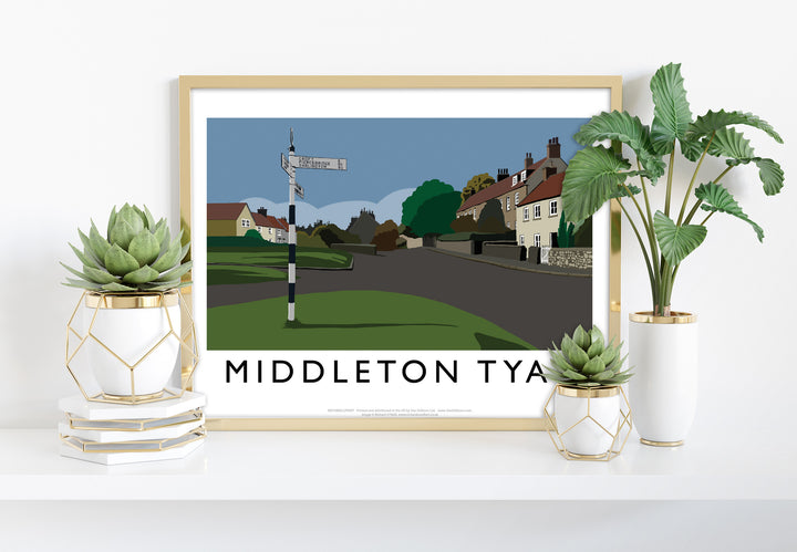 Middleton Tyas, Yorkshire - Art Print