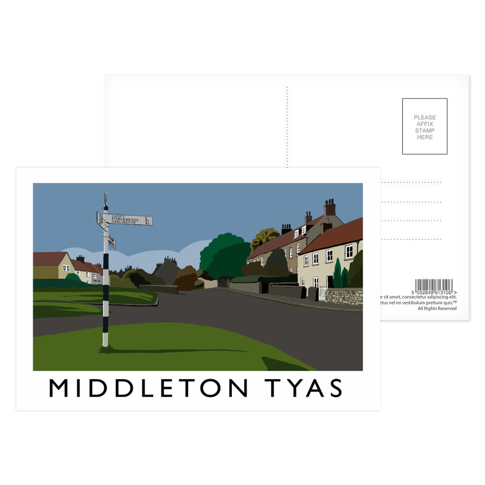 Middleton Tyas, Yorkshire Postcard Pack