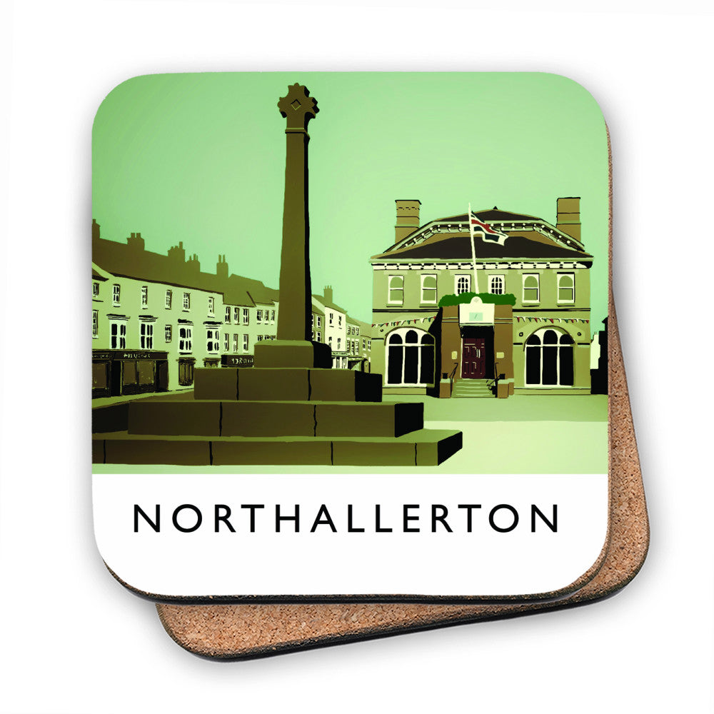 Northallerton, Yorkshire MDF Coaster