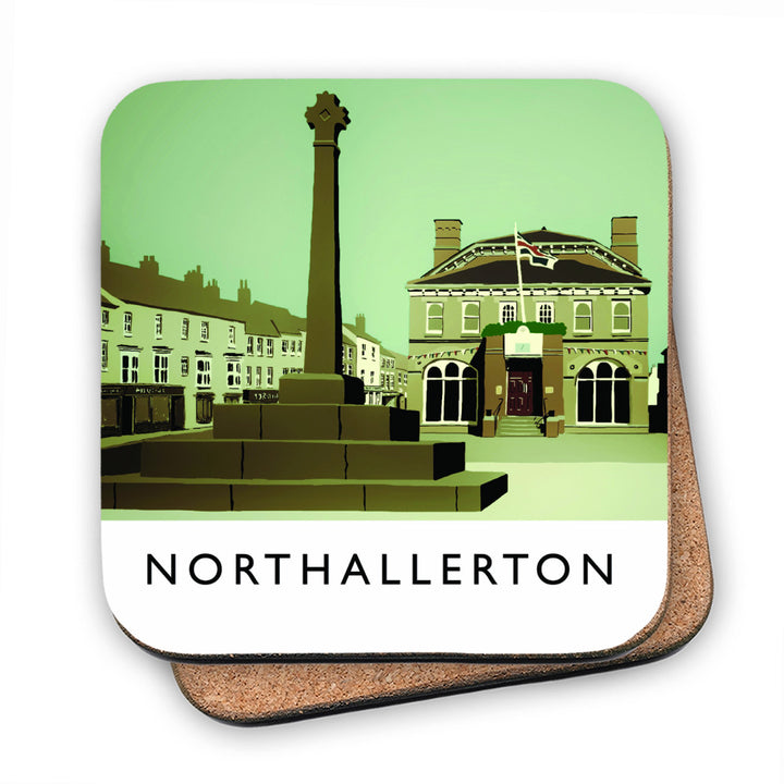 Northallerton, Yorkshire MDF Coaster