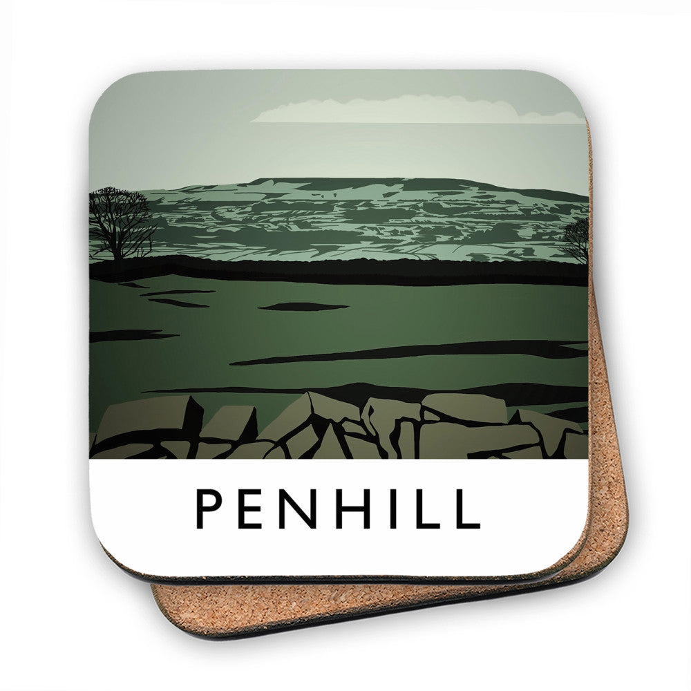 Penhill, Yorkshire MDF Coaster
