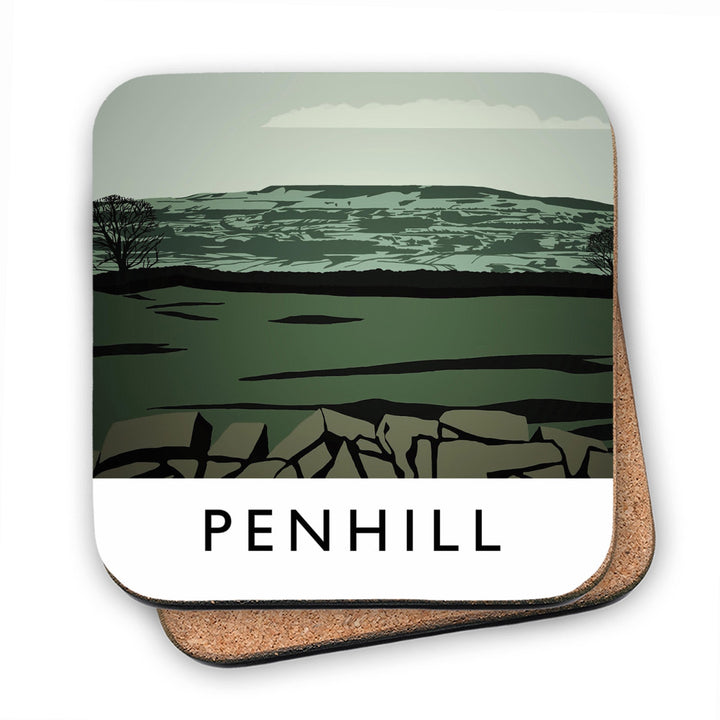 Penhill, Yorkshire MDF Coaster