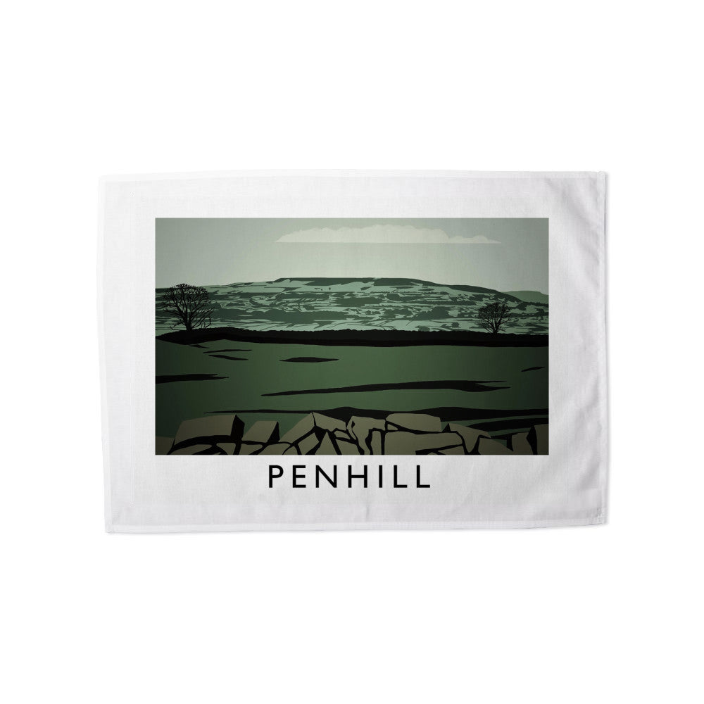 Penhill, Yorkshire Tea Towel