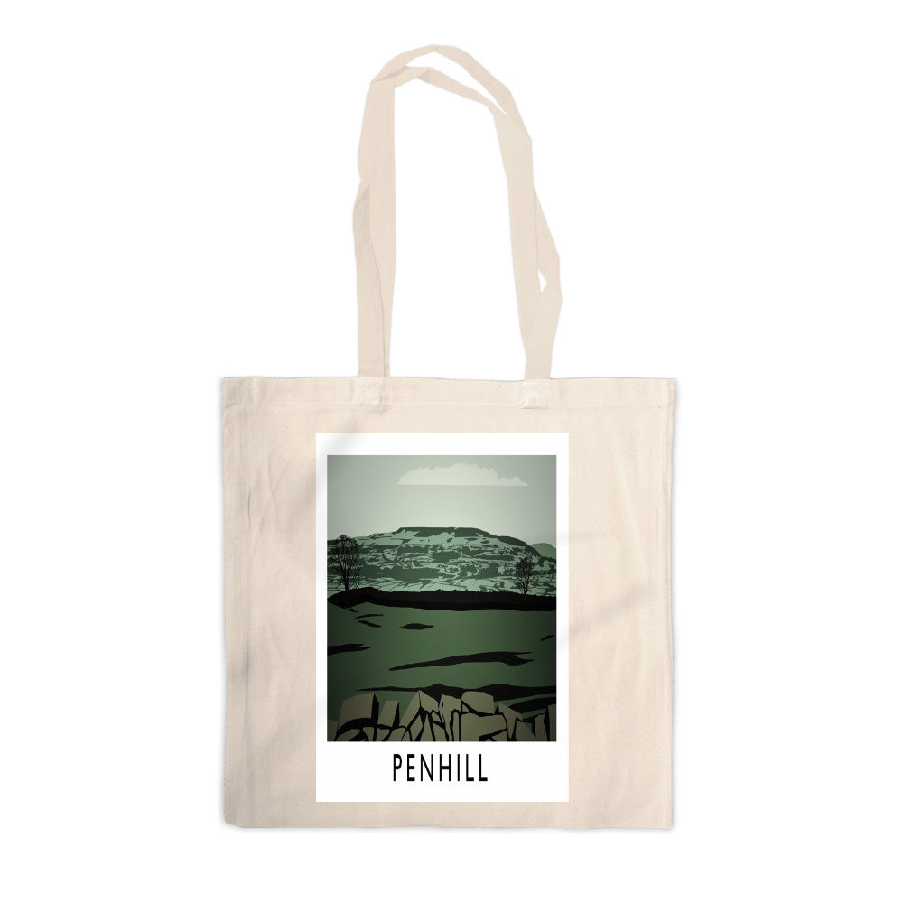 Penhill, Yorkshire Canvas Tote Bag