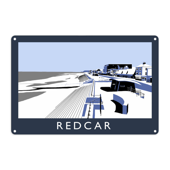 Redcar, North Yorkshire Metal Sign