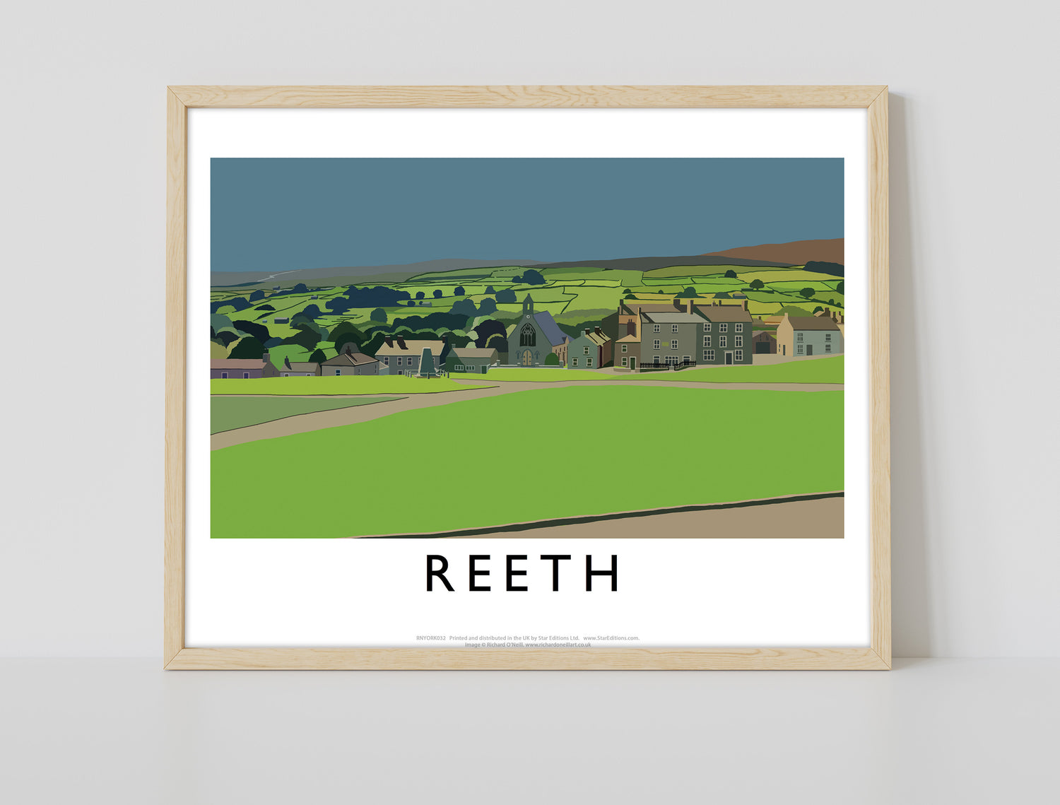 Reeth, Yorkshire - Art Print