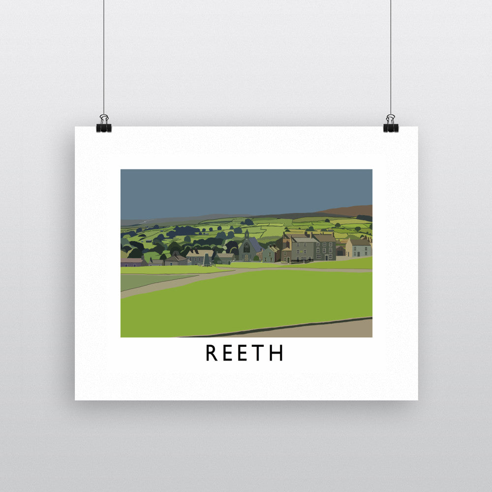 Reeth, Yorkshire - Art Print