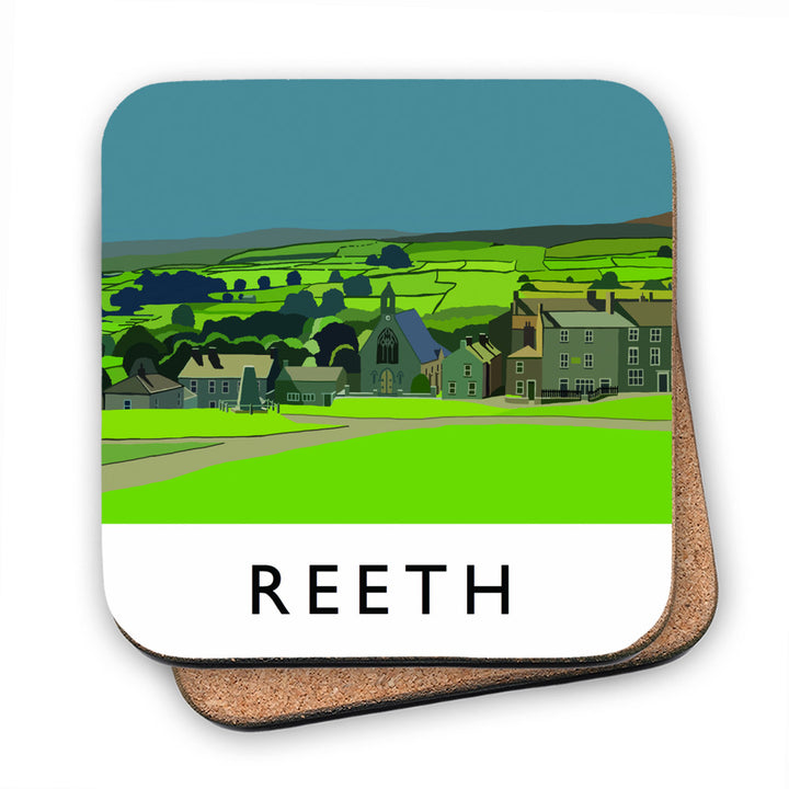 Reeth, Yorkshire MDF Coaster
