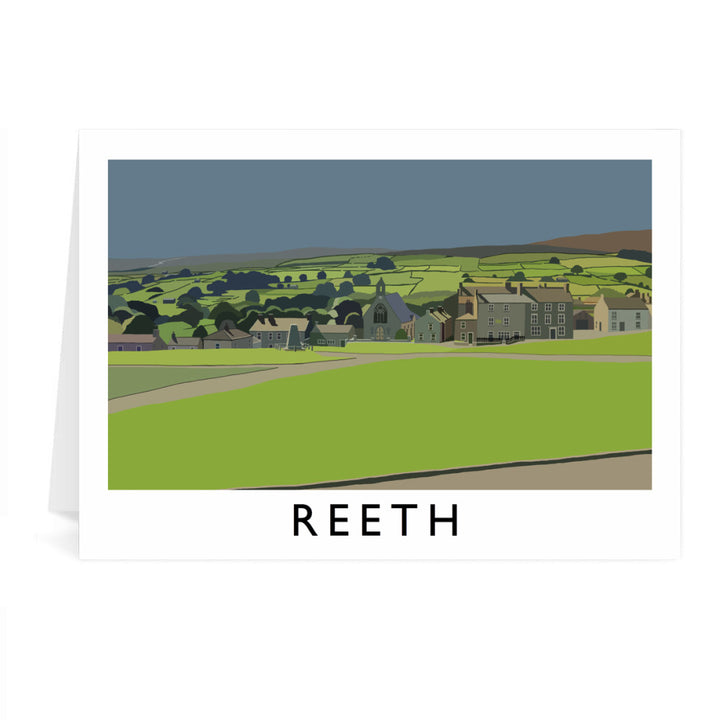 Reeth, Yorkshire Greeting Card 7x5