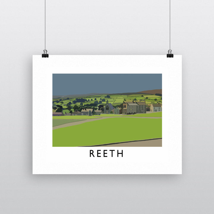 Reeth, Yorkshire Fine Art Print