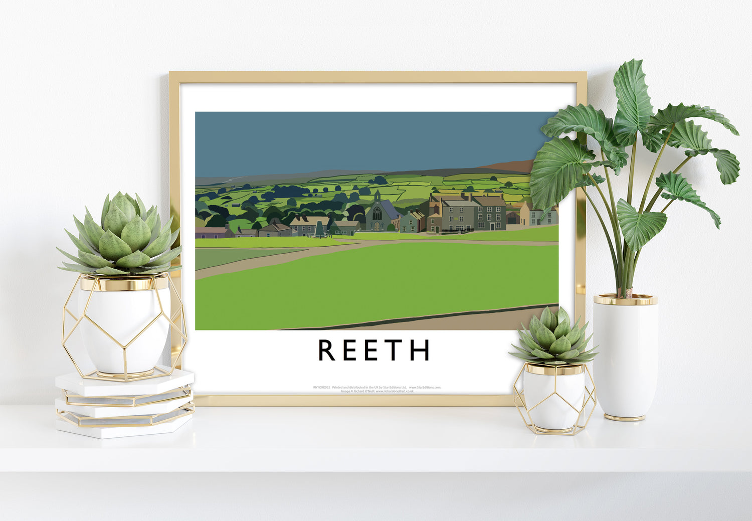 Reeth, Yorkshire - Art Print