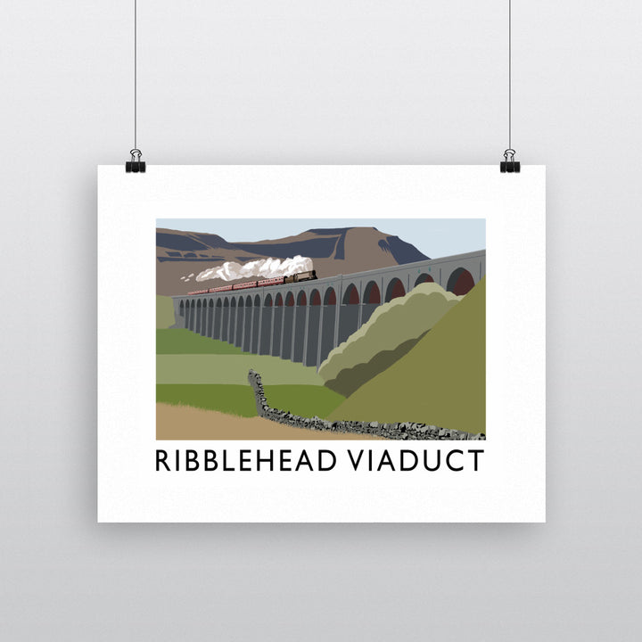 The Ribblehead Viaduct, Yorkshire Fine Art Print