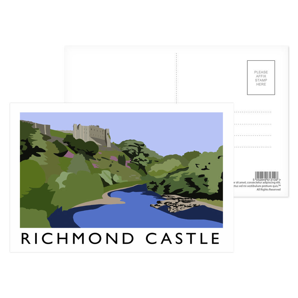 Richmond Castle, Yorkshire Postcard Pack