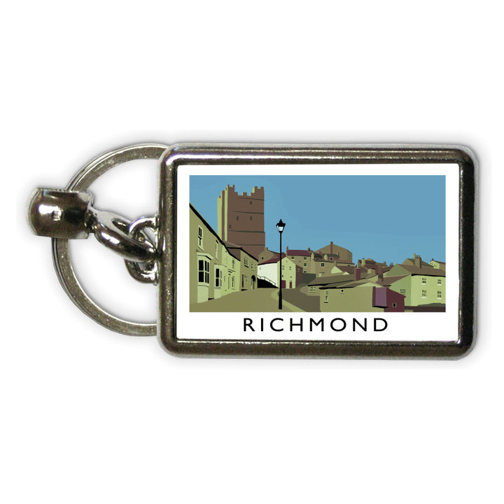 Richmond, Yorkshire Metal Keyring