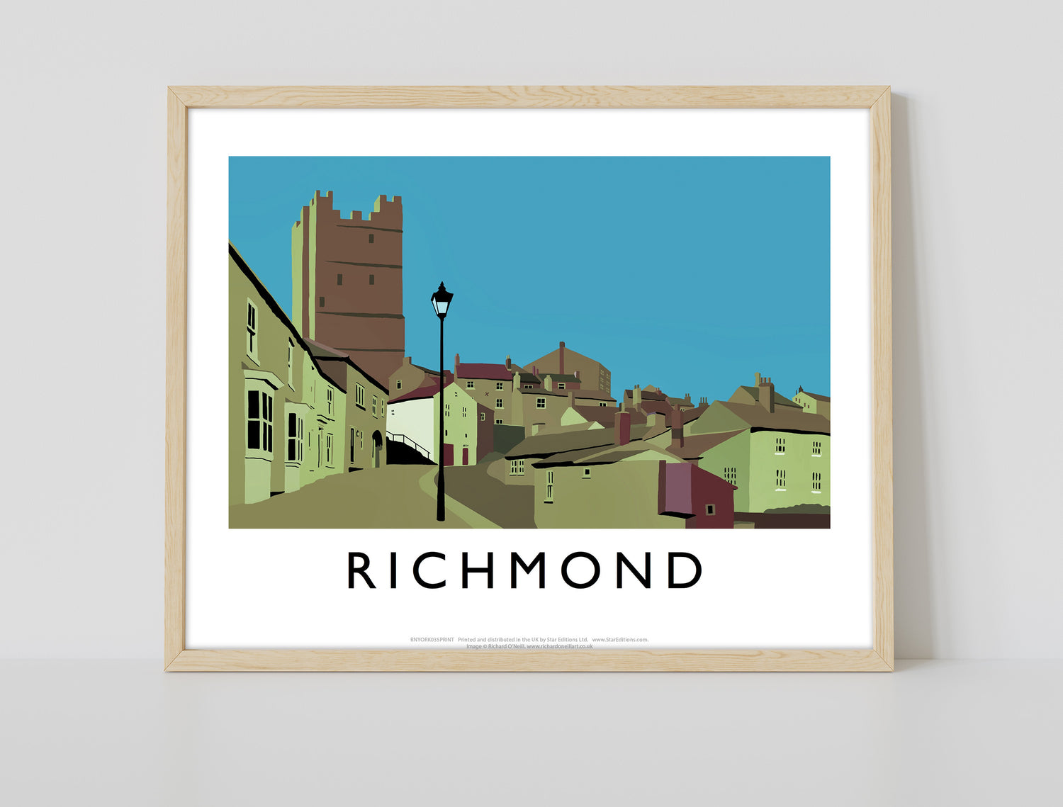 Richmond, Yorkshire - Art Print