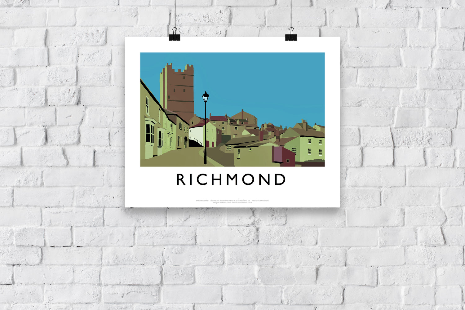 Richmond, Yorkshire - Art Print