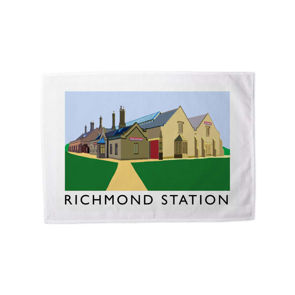 Richmond Station, Yorkshire Tea Towel