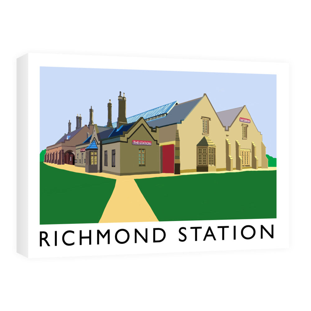 Richmond Station, Yorkshire Canvas