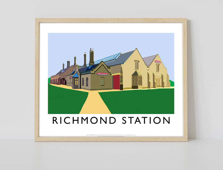 Richmond Station, Yorkshire - Art Print