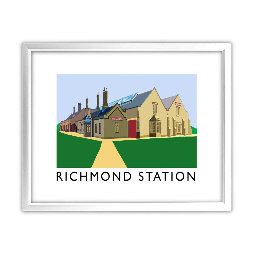 Richmond Station, Yorkshire - Art Print