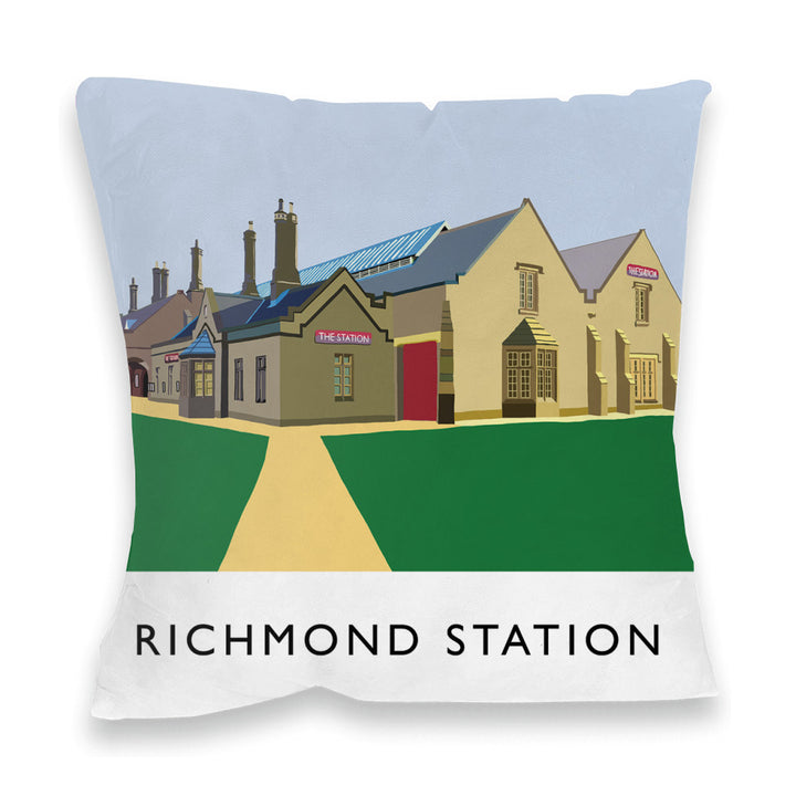 Richmond Station, Yorkshire Fibre Filled Cushion
