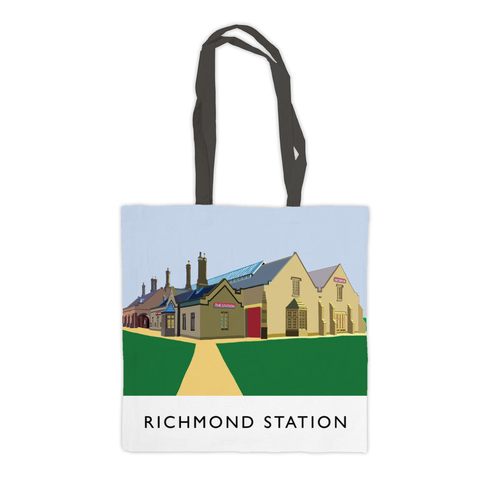 Richmond Station, Yorkshire Premium Tote Bag