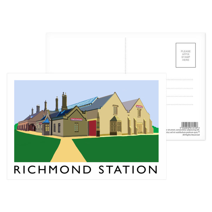 Richmond Station, Yorkshire Postcard Pack