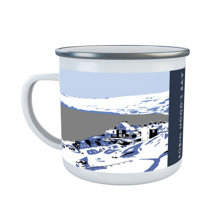 Robin Hoods Bay, Yorkshire Enamel Mug