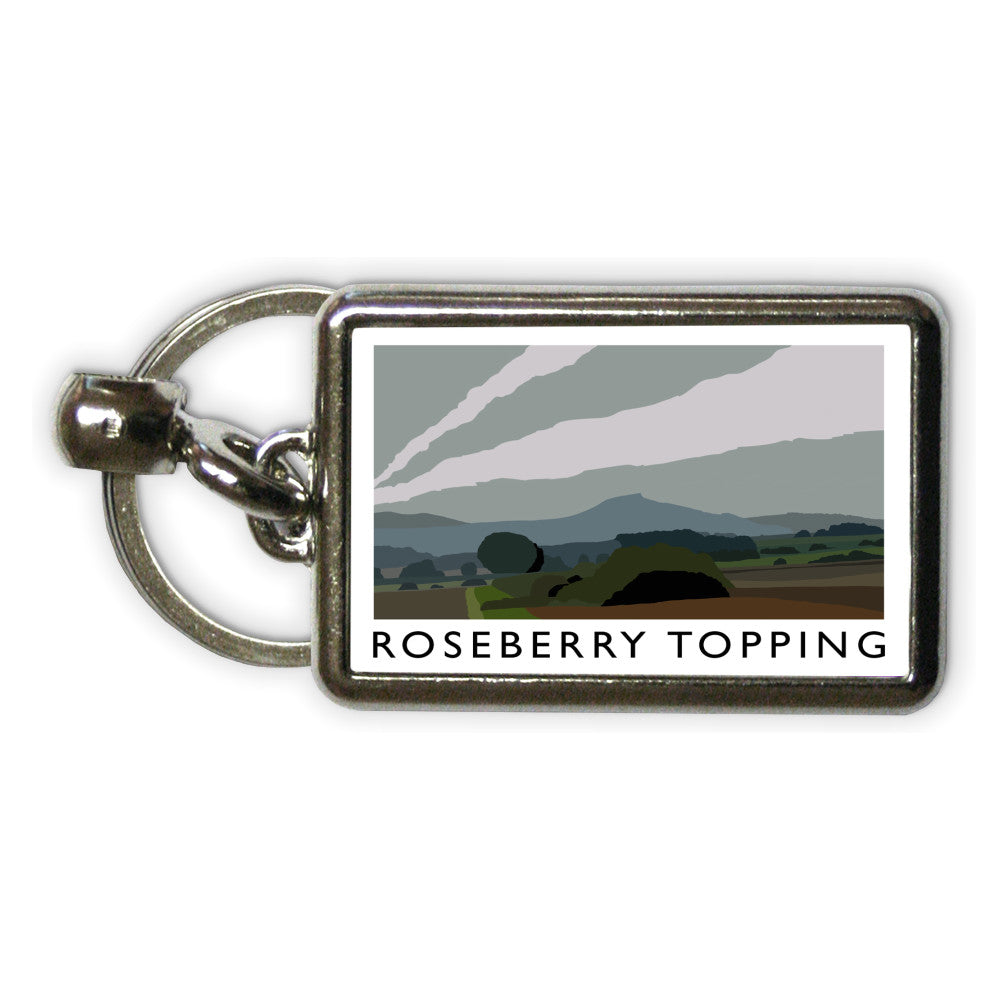 Roseberry Topping, Yorkshire Metal Keyring
