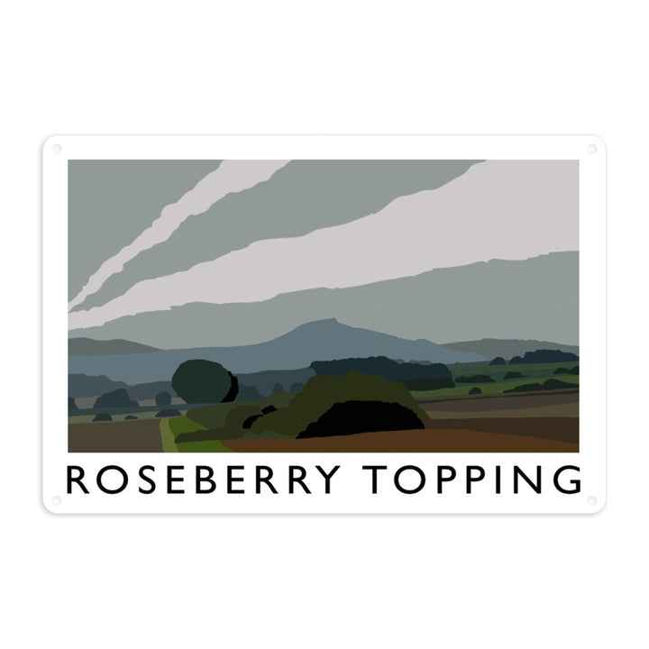 Roseberry Topping, Yorkshire Metal Sign