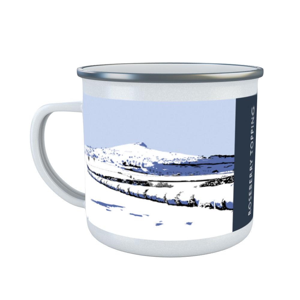 Roseberry Topping, Yorkshire Enamel Mug