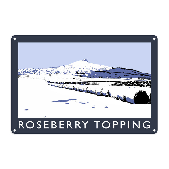 Roseberry Topping, Yorkshire Metal Sign