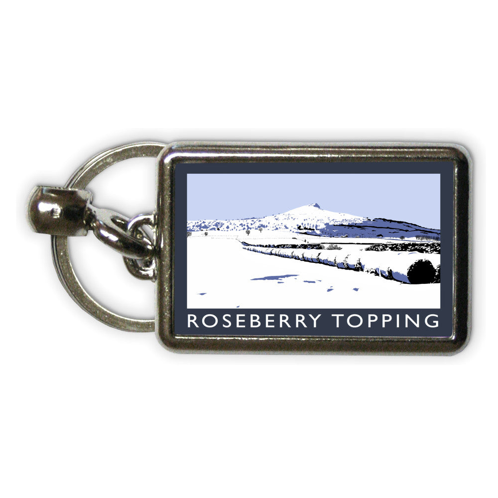 Roseberry Topping, Yorkshire Metal Keyring