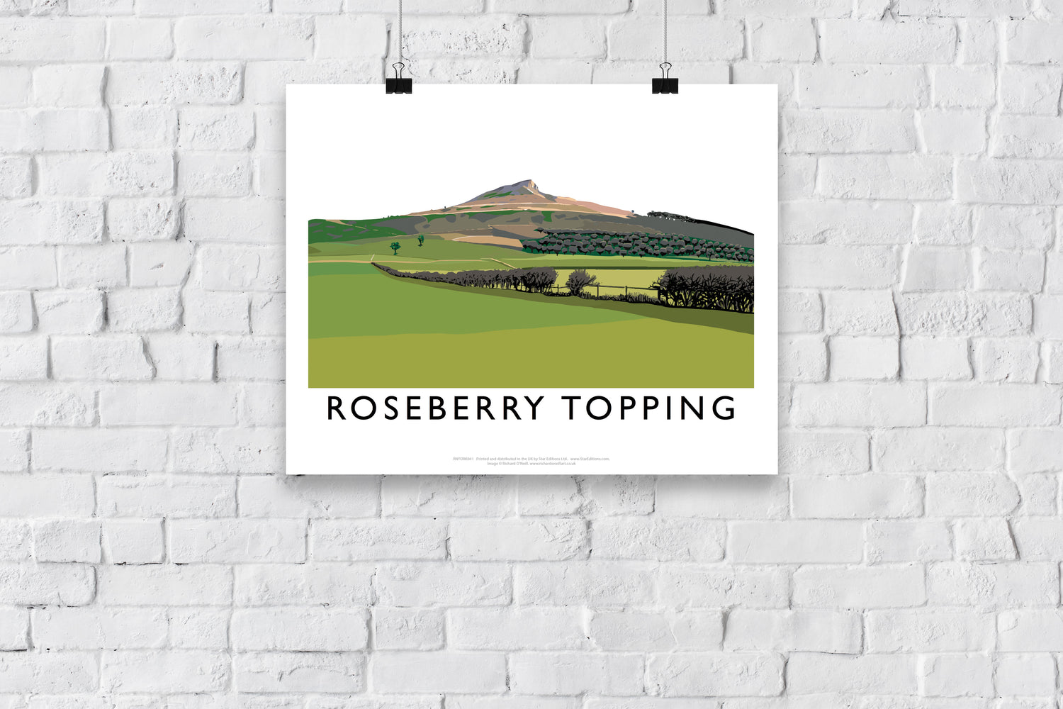 Roseberry Topping, Yorkshire - Art Print