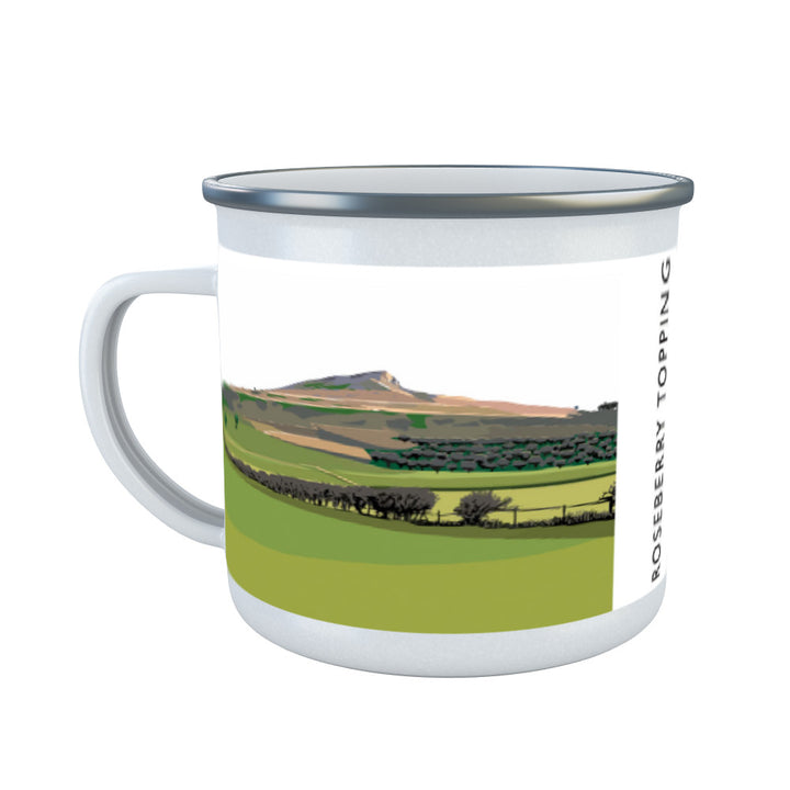 Roseberry Topping, Yorkshire Enamel Mug