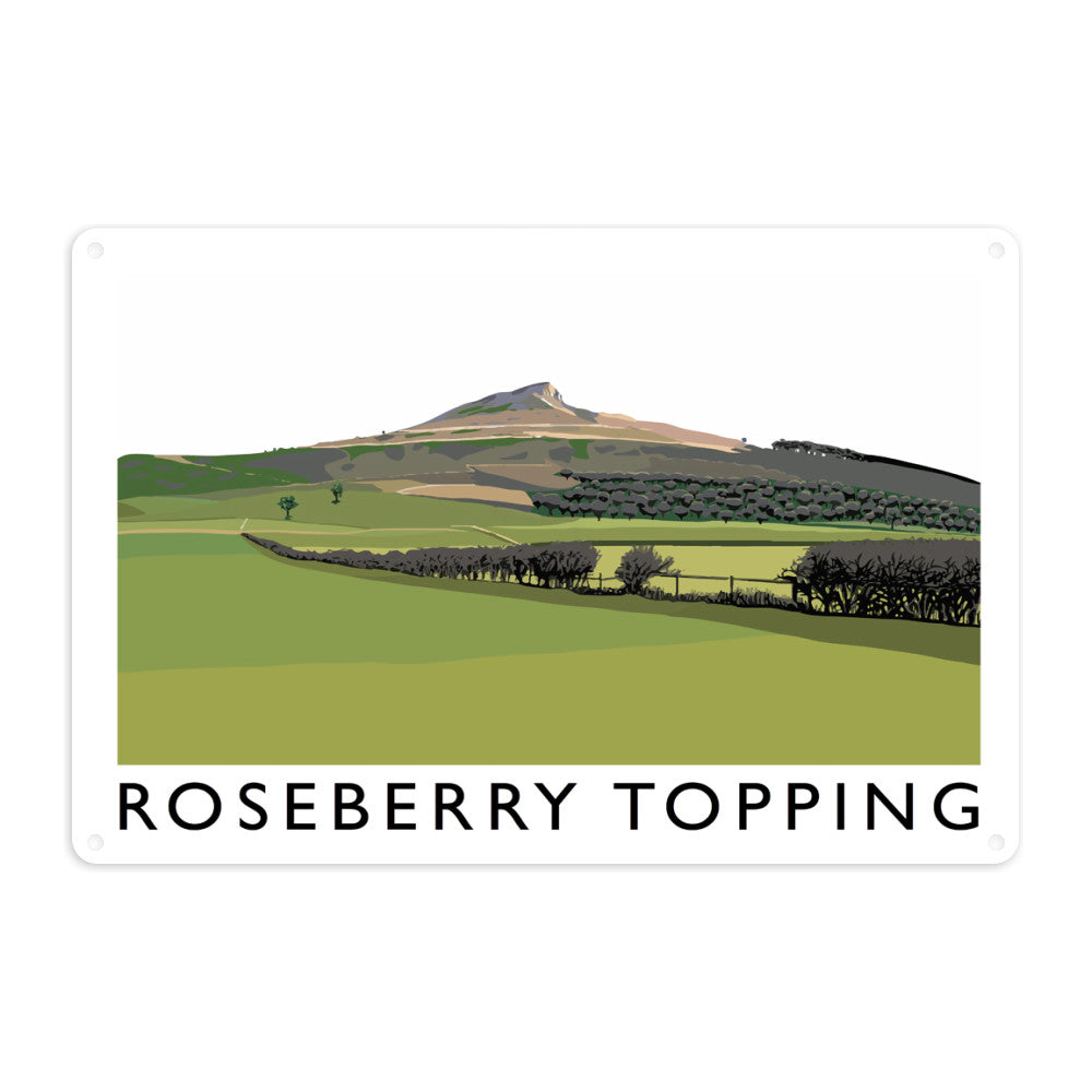 Roseberry Topping, Yorkshire Metal Sign