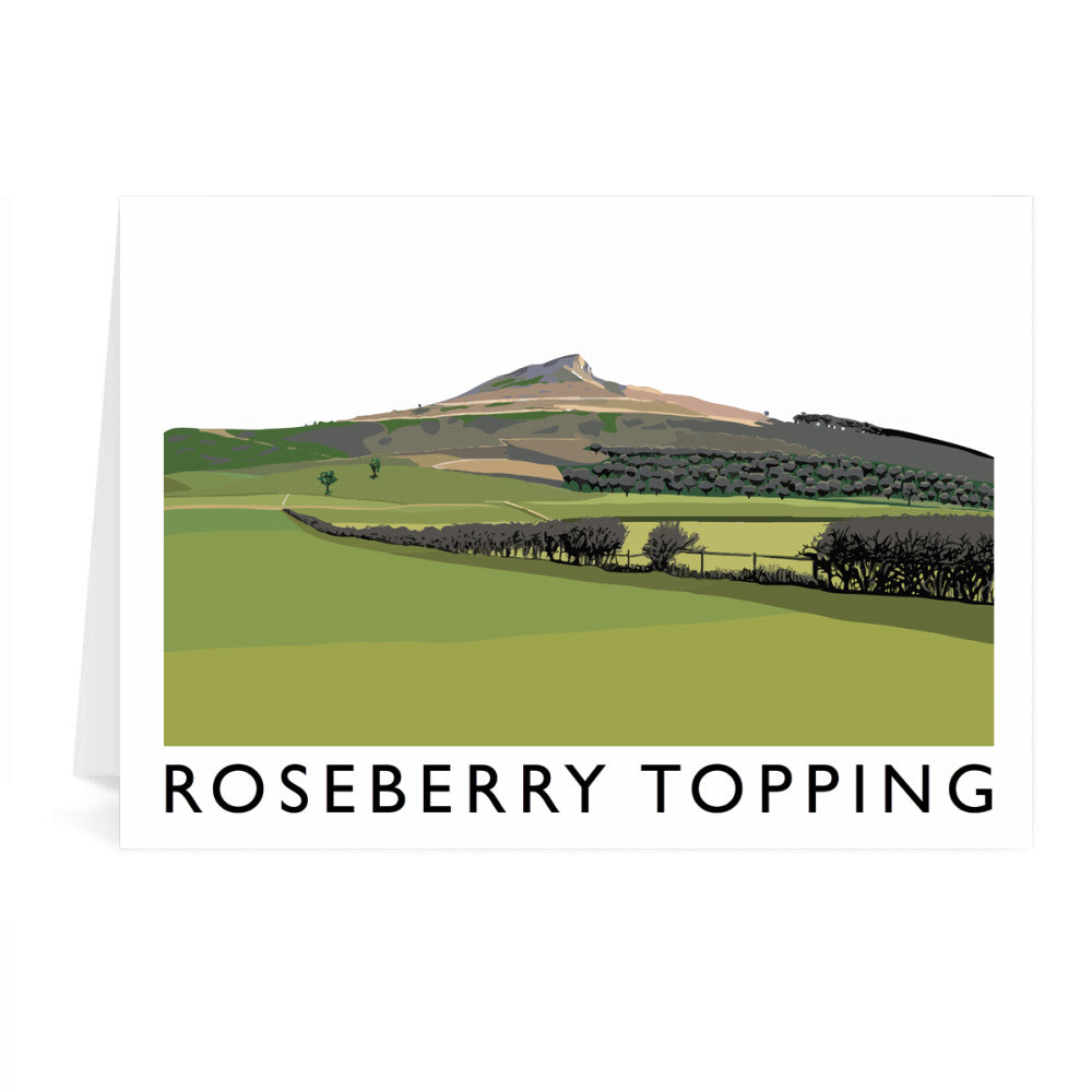Roseberry Topping, Yorkshire Greeting Card 7x5
