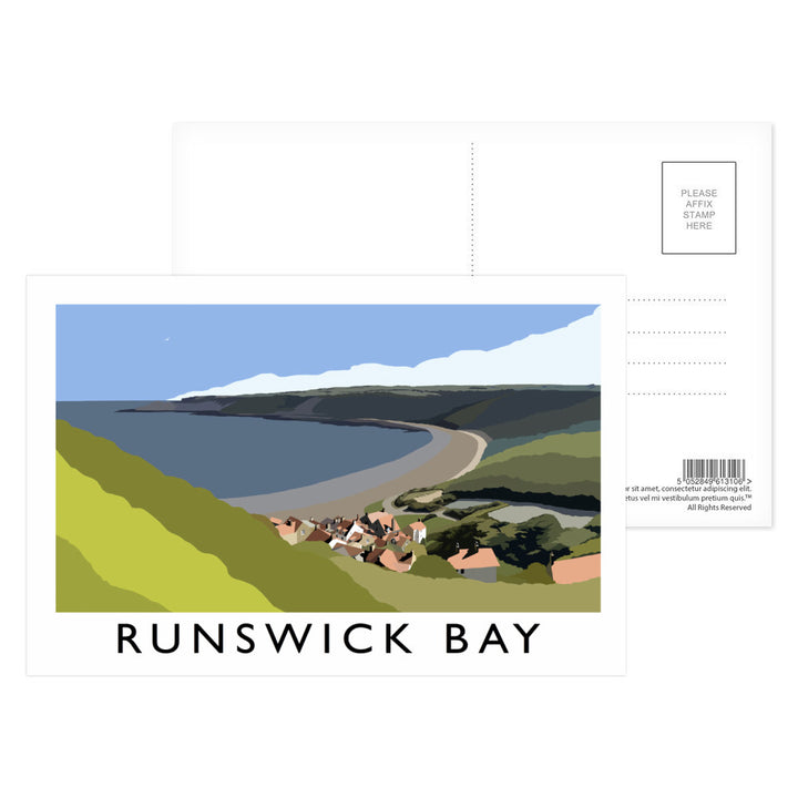 Runswick Bay, Yorkshire Postcard Pack