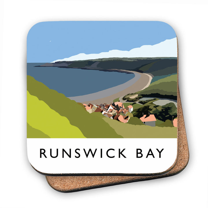 Runswick Bay, Yorkshire MDF Coaster