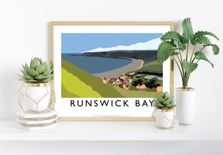 Runswick Bay, Yorkshire - Art Print