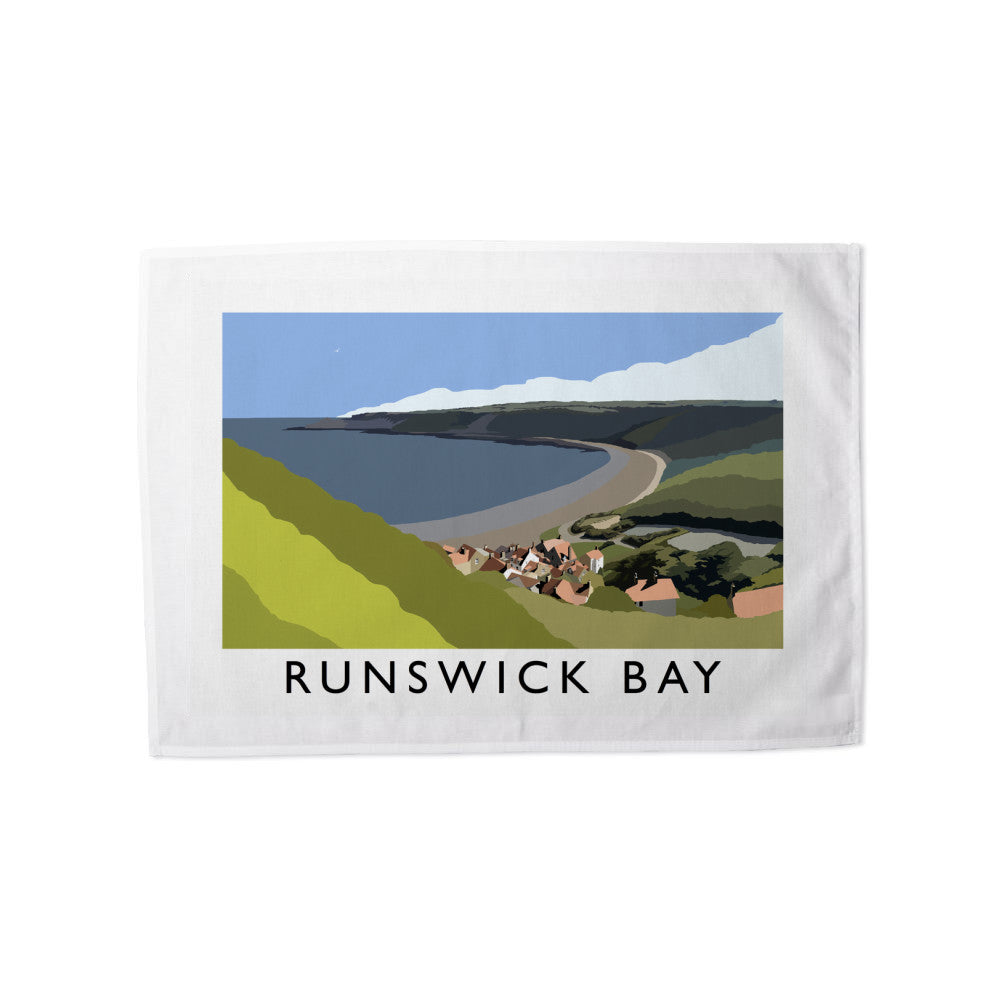 Runswick Bay, Yorkshire Tea Towel