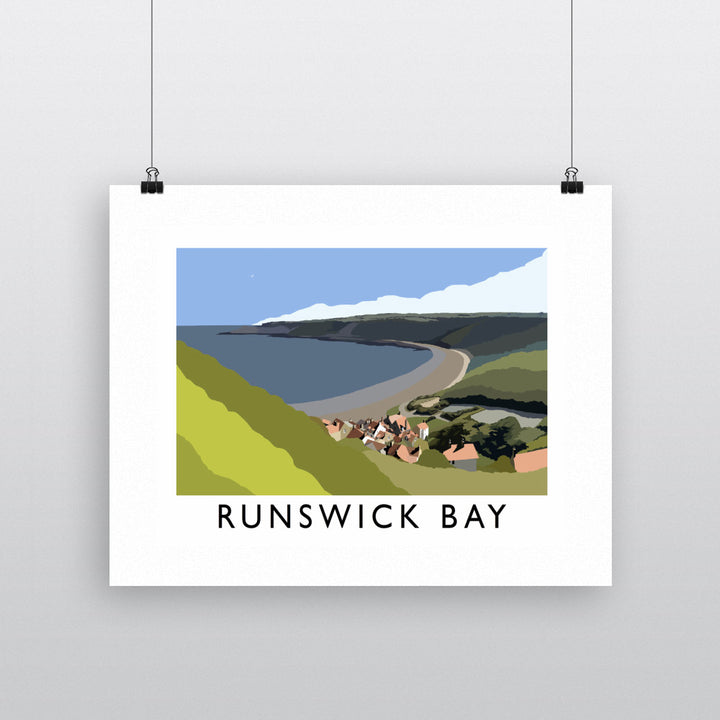 Runswick Bay, Yorkshire Fine Art Print