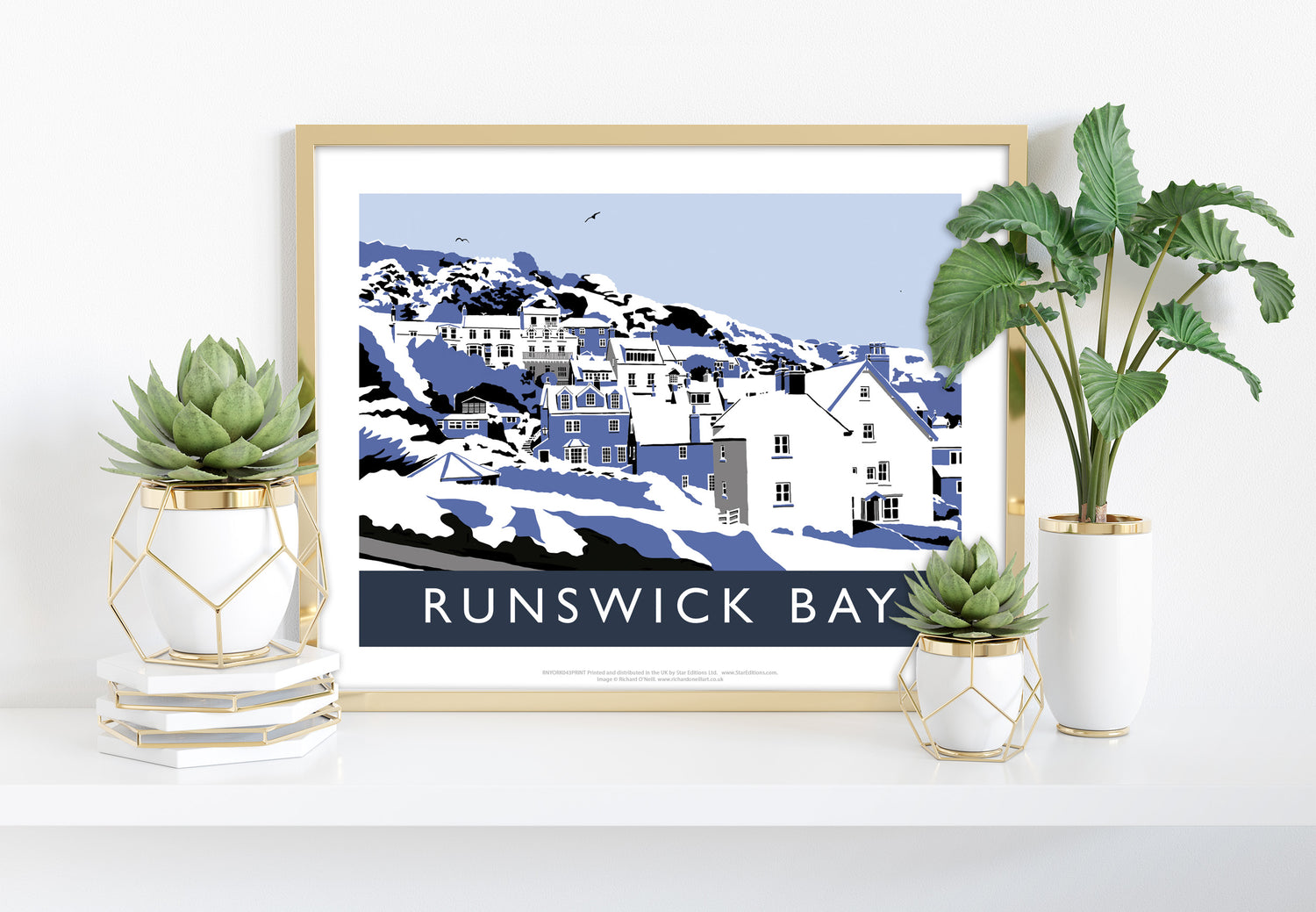 Runswick Bay, Yorkshire - Art Print