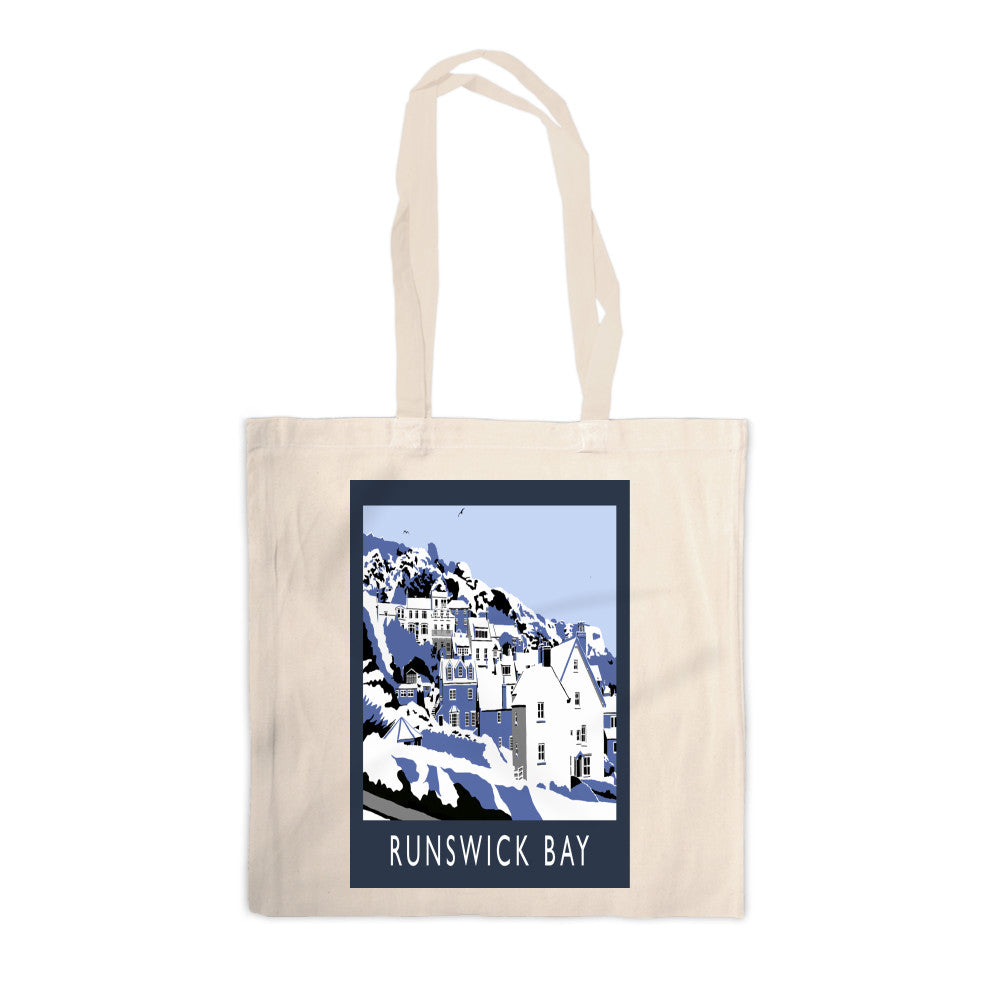 Runswick Bay, Yorkshire Canvas Tote Bag