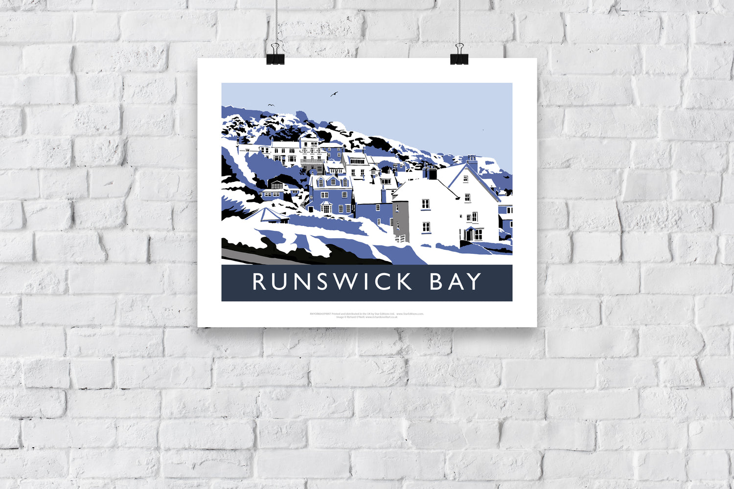 Runswick Bay, Yorkshire - Art Print