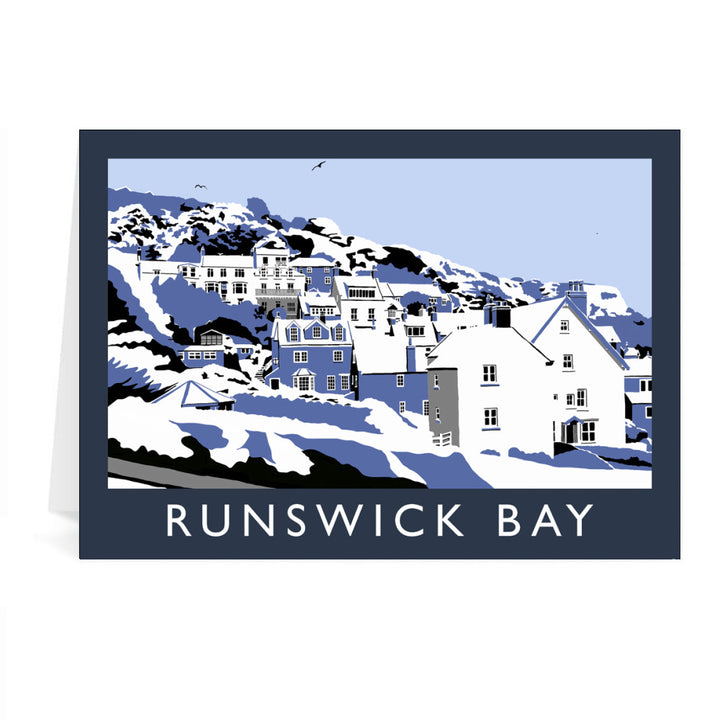 Runswick Bay, Yorkshire Greeting Card 7x5